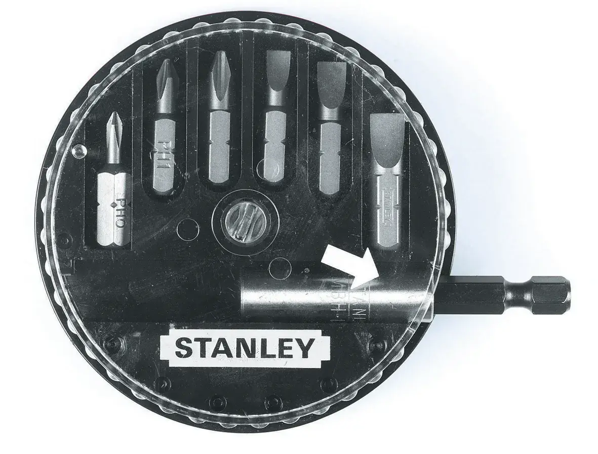 1-68-735, STANLEY® 7 Piece Mixed 25mm Screwdriving Set SL, PH, Beauty