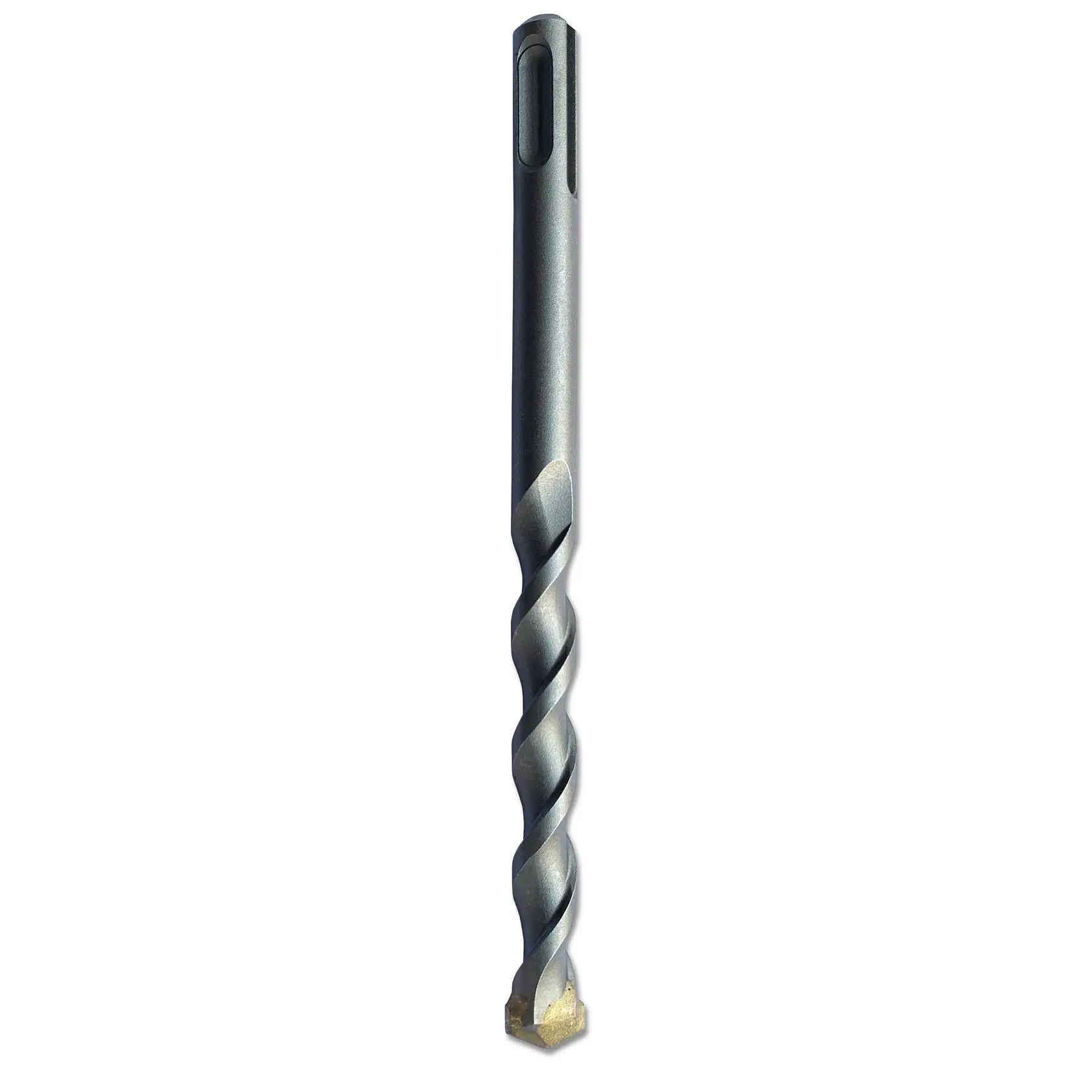 STANLEY STA54047-QZ masonry drill bit, silver with carbide tip, straight-on angle on white background.