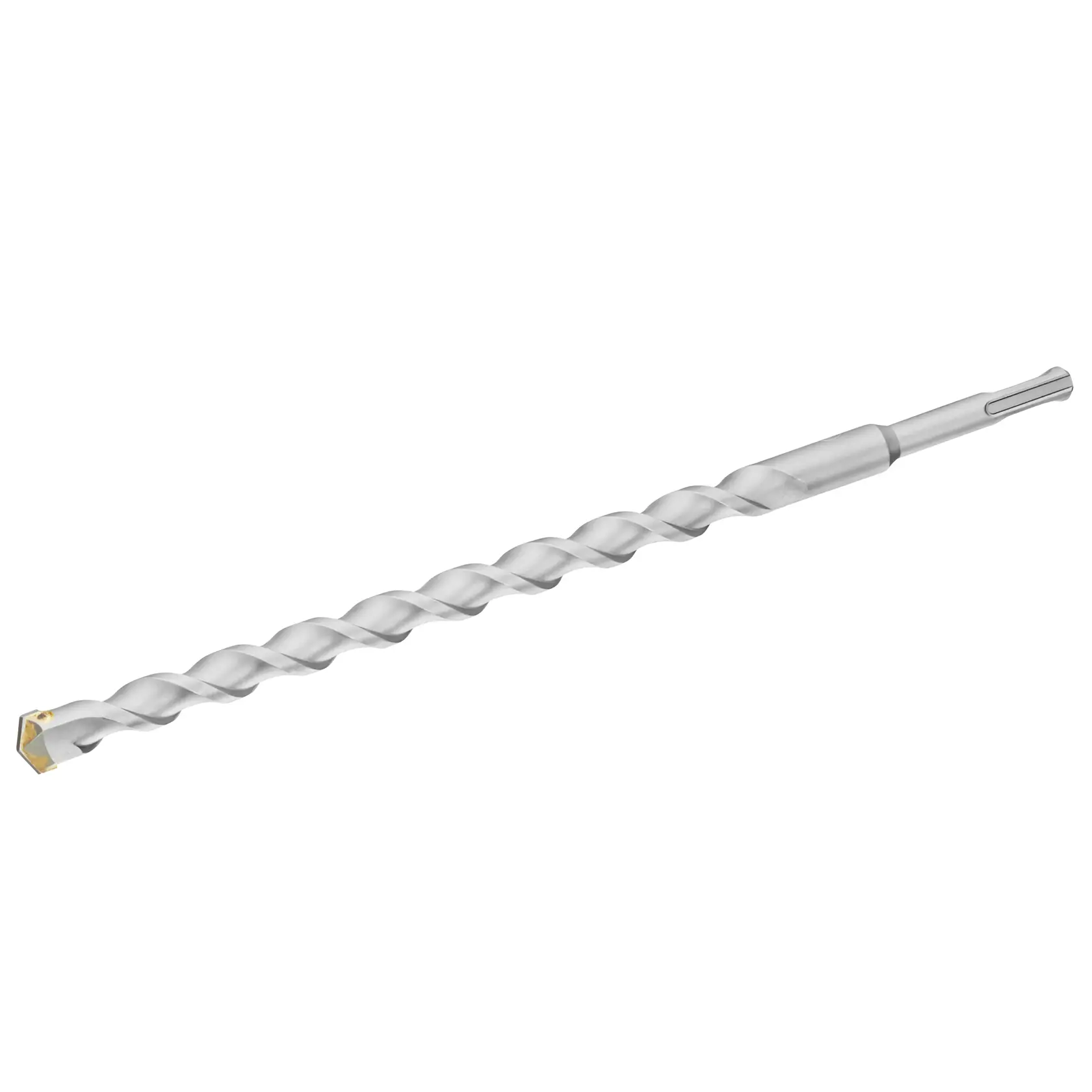 STANLEY STA54107 masonry drill bit, silver finish, shown at angled side view on white background.