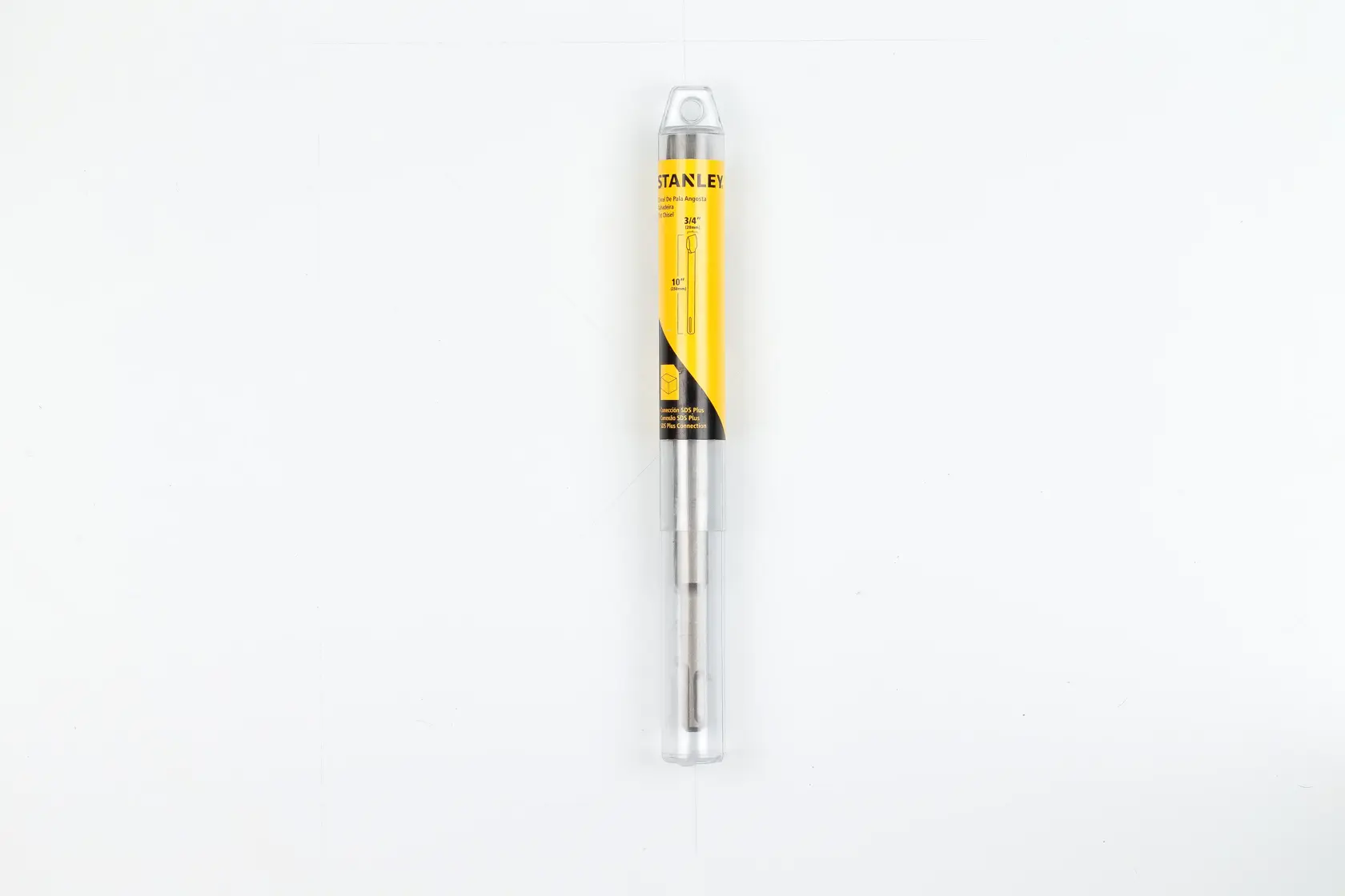 STANLEY STA54406 drill bit in silver with yellow packaging, front angle on white background.